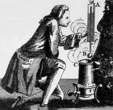 Daniel Gabriel Fahrenheit, early eighteenth century. 