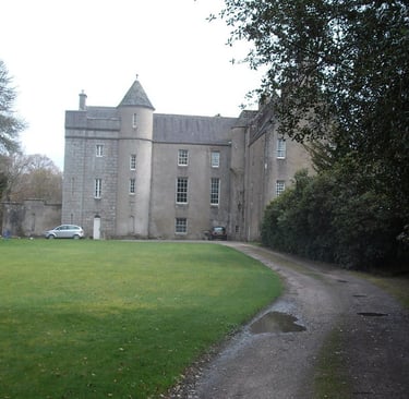 Kemnay House near Inverurie, Aberdeenshire, where Janet lived from around 1750.