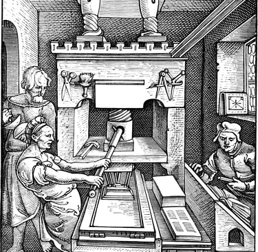 Book printing in the 16th century