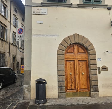 A house in Piazza di Santa Croce in Florence