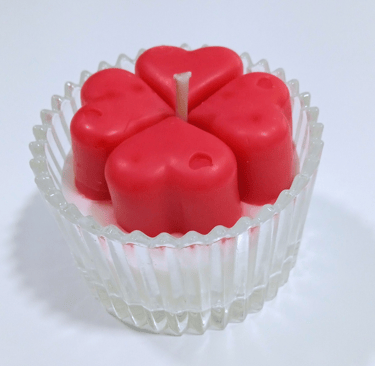 Happy Valentine's Day, lovers' candles