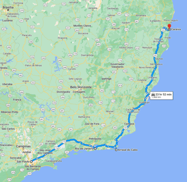 Sao Paulo to Caraiva