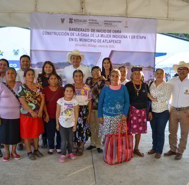 Inician los trabajos para la construcción de la casa de la casa de la mujer