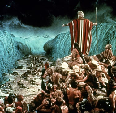 Noah parting the Red Sea
