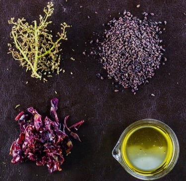 base pour le cuir de raisin 