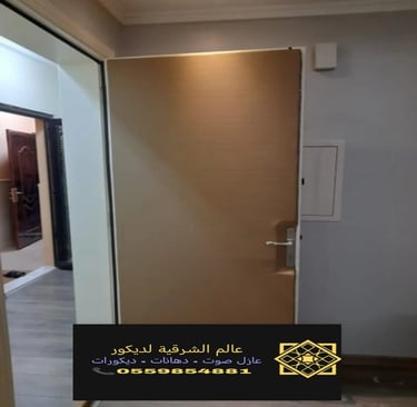 عوازل صوت ابواب الدمام ت: 0559854881 سعر باب عازل للصوت الخبر – تركيب باب عازل للصوت القطيف3