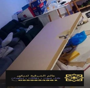 عوازل صوت ابواب الخبر