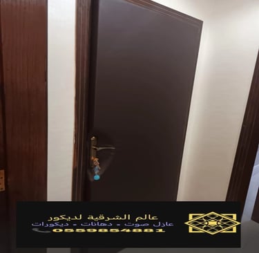 محل عوازل صوت ابواب الخبر