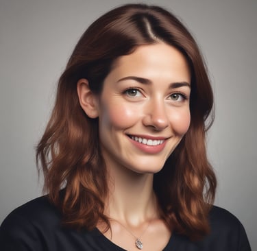 woman wearing black crew-neck shirt