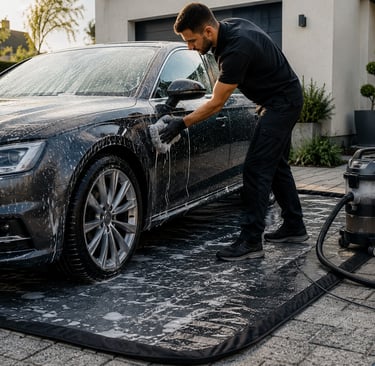 lavage auto exterieur obligation légale tapis de lavage