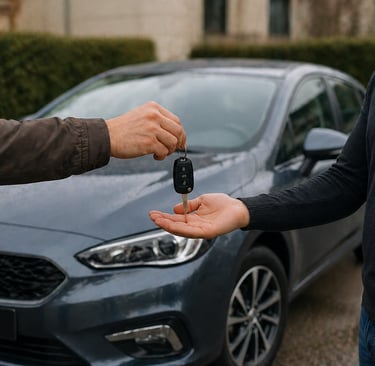 Faire nettoyer sa voiture avant la Revente