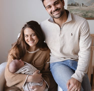 New Mother and Family