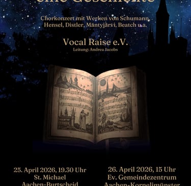 Konzertplakat "Erzähl mir eine Geschichte"