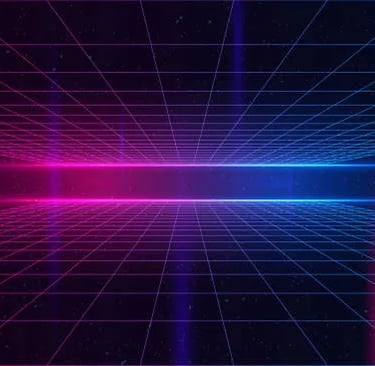 a futuristic looking futuristic looking wallpaper with a neon light blue and pink light