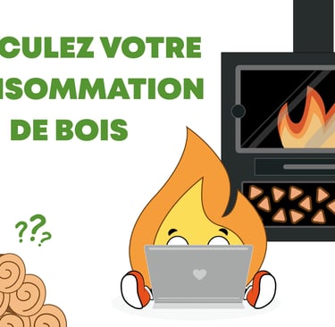 Calculez votre consommation de bois avec la petite flamme Maxima