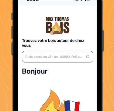 Application bois de chauffage