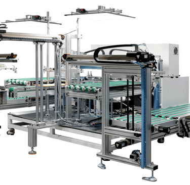 dual channel screening folding machine
