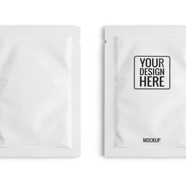 a picture of create your design here on aluminium sealer bag