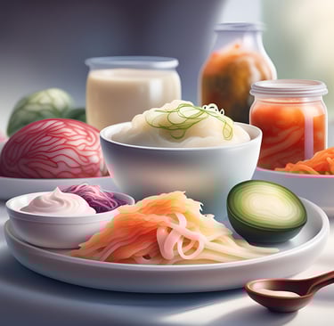 representacion de alimentos fermentados