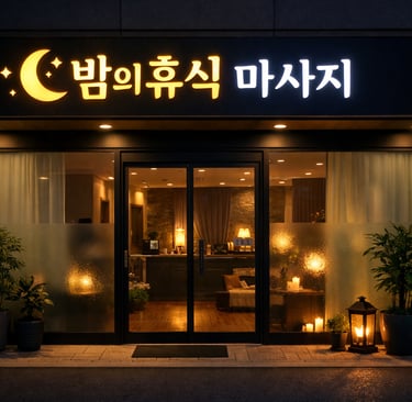 밤의휴식 마사지