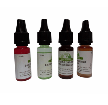 Des e-liquides -0,3 % de THC