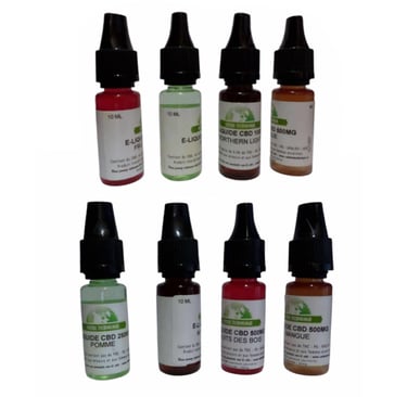 Des fioles de e-liquide