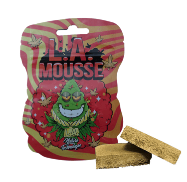 Un sachet avec de la résine (L.A. MOUSSE)