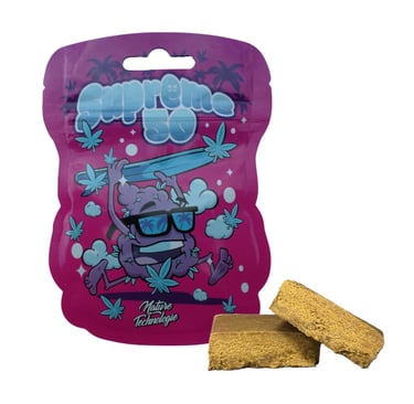 Un sachet avec de la résine (SUPRÊME 50)