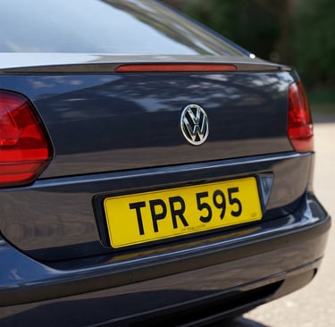 Charles Wright private plates font