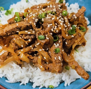 boeuf sauté oignon