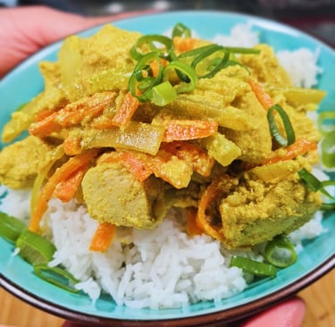 poulet curry coco