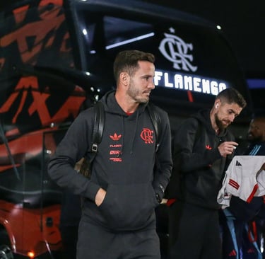 Saul em sua estreia pelo Flamengo