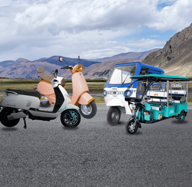 a dog and a dog are sitting on a motorcycle