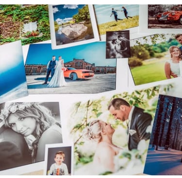 a bunch of photos of a couple on their wedding day