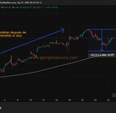 a chart showing the price of a stock market