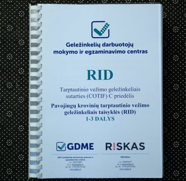 Pavojingųjų krovinių vežimo geležinkeliais taisyklės (RID)