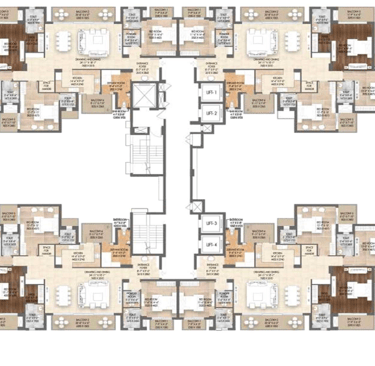 cluster plan of hero homes mohali phase 3