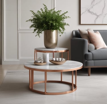 الأثاث المعدني في المنزل