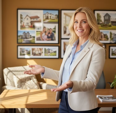 Businesswoman estate agent