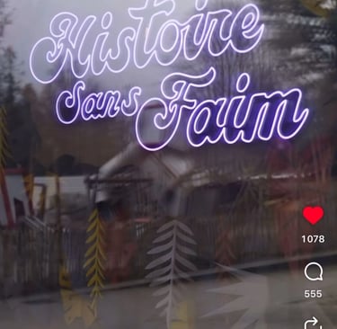 Restaurant Histoire Sans Faim Lausanne avec l'influenceur goodgreeg