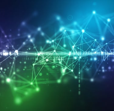 Modern abstract digital network background for Swiftflow Digital's professional website solutions.