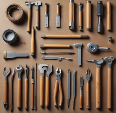 outils utilisés pour la rénovation de salles de bain