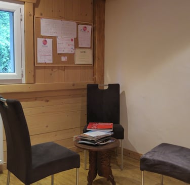 Salle d'attente du cabinet MJM