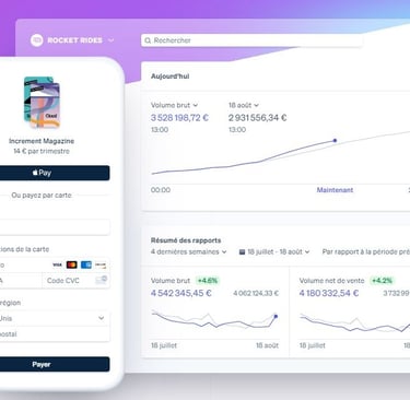 Formulaire de paiement Stripe.
