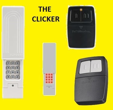 Clicker remote & keypad