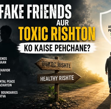 fake friends and toxic relationship