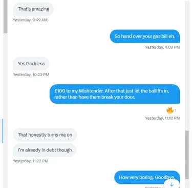 Femdomme Blackmail and Exposure