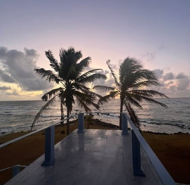 Breezy part of the island helps to keep you cool