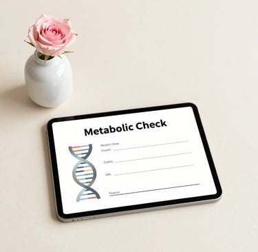 Private online intake form to evaluate body mass index and health goals