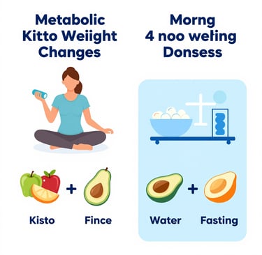 Educational comparison of 4 month keto weight loss versus average water fast risks with medical fact